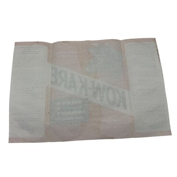 Vintage Kow-Kare Vitamin Mineral Supplement Advertising Brochure Lyndonville VT - Picture 4 of 4